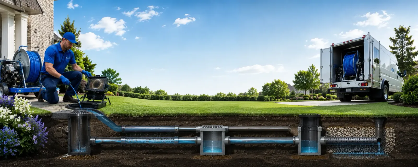 Outdoor drain cleaning information for Northwood, NH